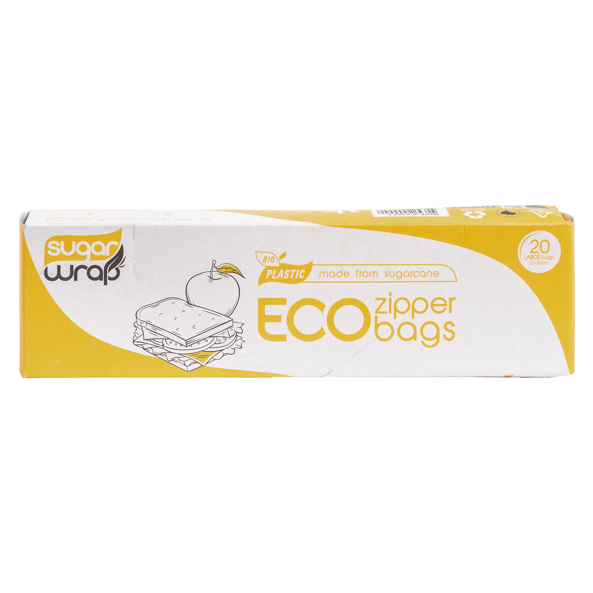 SugarWrap Eco Zipper Bags - Large – Eco Turtles